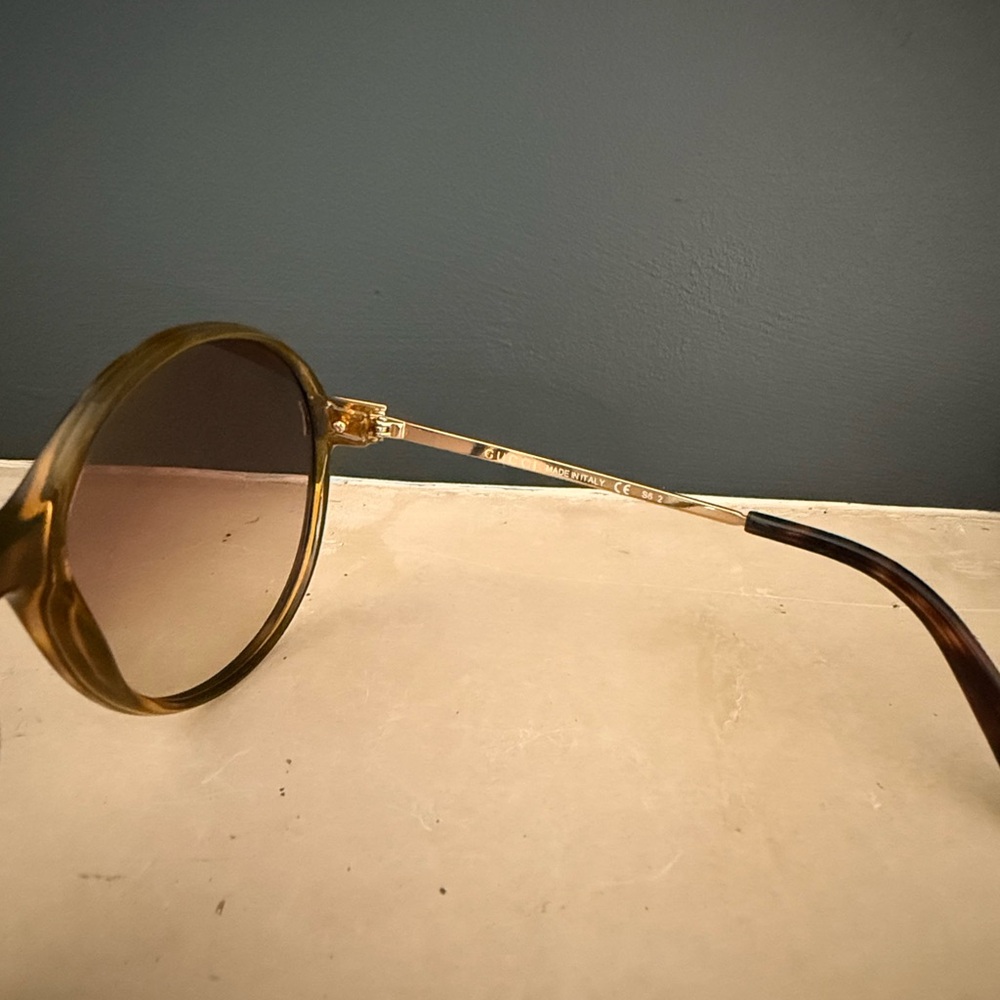 Gucci Oversized Brown Gradient Round Sunglasses w… - image 4